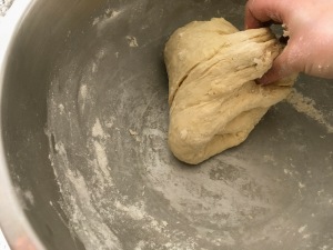 how to knead, fold