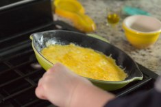 tilting the pan
